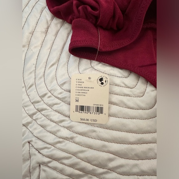 Free People Night Owl Bodysuit in Rhubarb - Picture 7 of 8